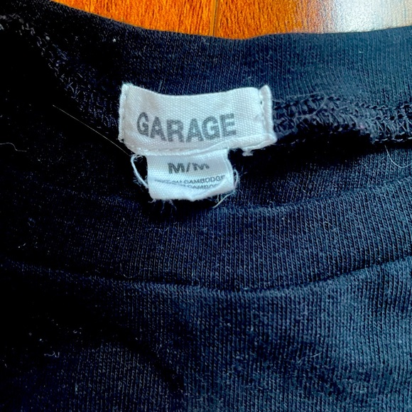 Women’s Black Graphic Design Baby Tee - Picture 4 of 4